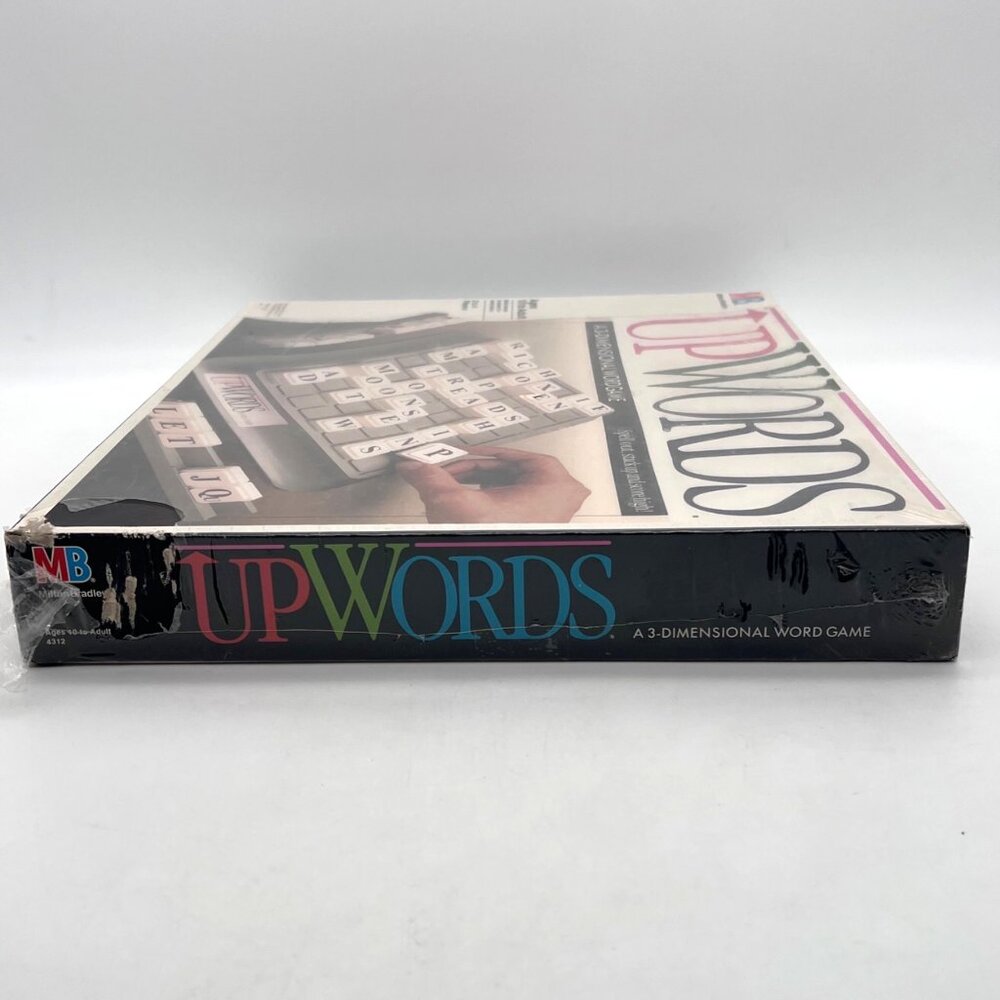 Upwords Milton Bradley 3-Dimensional Word Game 2-4 Players Ages 10+ Box Damage - Picture 6 of 15